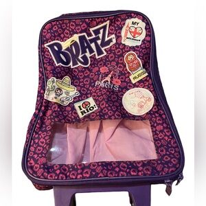 Bratz Suitcase Study Abroad Travel Doll Case Luggage Purple Pink 2015 ✈️💓✨